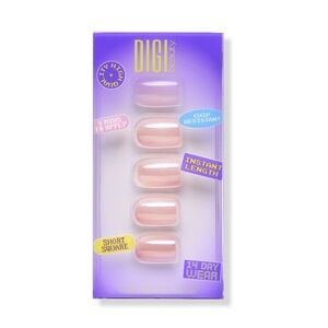 ✨Digi Beauty Press-On Nails x2 | Sweet Peach | Short Square | New in Box SEALED✨